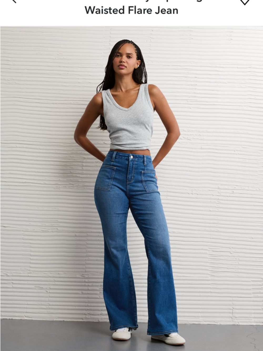 American Eagle Curvy High-Rise Waisted Flare Jeans
